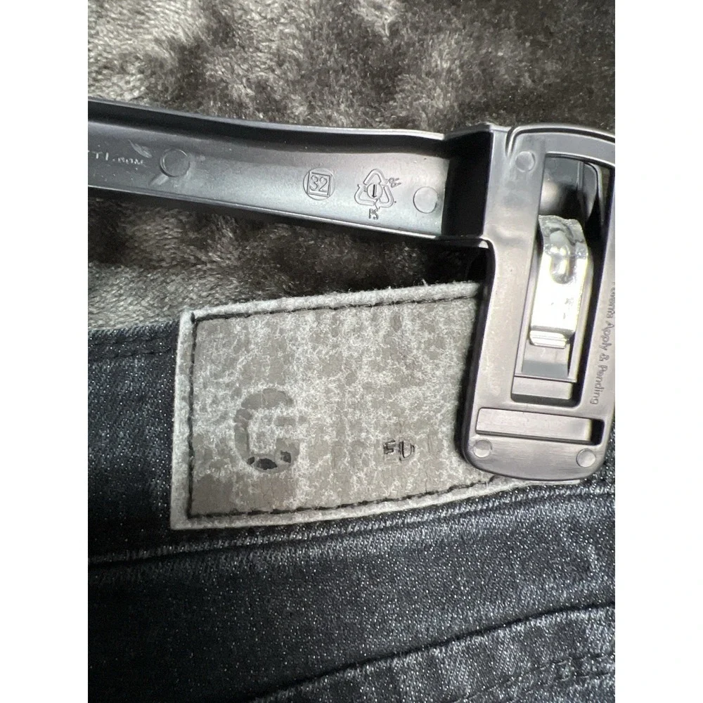 Black fried denim